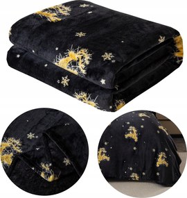 Puha Karácsonyi Takaró 200x220 Karácsonyi Ágytakaró Kanapé