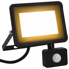 meleg fehĂ©r fĂ©nyƱ szenzoros LED-reflektor 30 W