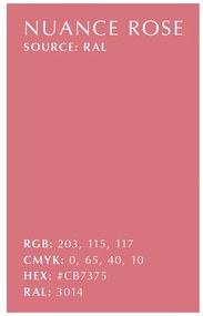 Rózsaszín LED függőlámpa fém búrával ø 43 cm Asteria Medium – UMAGE