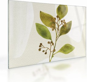 Üveg kép - Akvarell ág N⁰1 (70x50 cm)