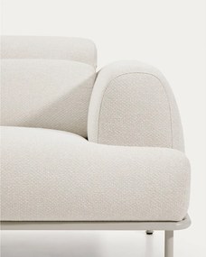 Bézs zsenília állítható kanapé 214 cm Aurum – Kave Home