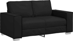 vidaXL Kanapé Fekete 160 x 80 x 84 cm szövet