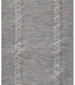 Szürke ágytakaró 200x220 cm Trenza – Oyo Concept