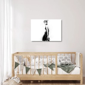 Kép - divat illusztrációk (üvegen) (70x50 cm)