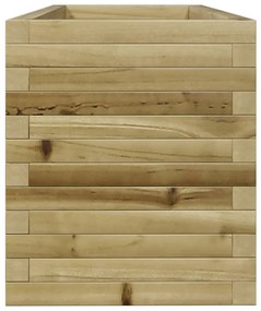 impregnált fenyőfa kerti virágláda 110x40x45,5 cm