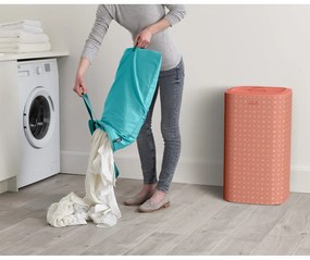 Rózsaszín textil szennyeskosár 60 l Tota Pop – Joseph Joseph