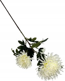 Krizantém XL ág 93 cm fehér