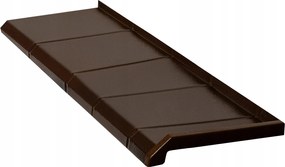 Alumínium Ablakpárkány Alu-csempe Tölgy Antik Profil Standard 130x27,5 cm