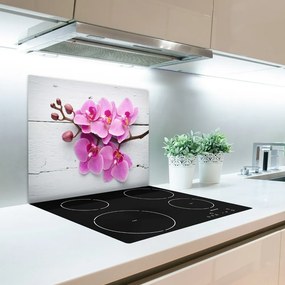 Üveg vágódeszka Orchid a fán 60x52 cm