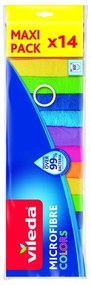 Mikroszálas törlőkendő készlet 14 db-os Colors – Vileda