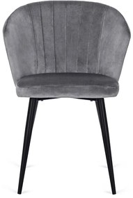 Szürke Bársony Étrkezőszék GENT