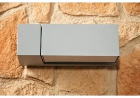 Philips - Kültéri fali lámpa BORDER 1xE27/23W/230V IP44 szürke