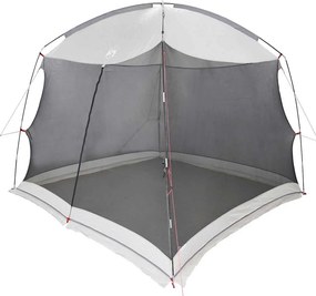 vidaXL Szúnyoghálós sátor tetővel Szürke 320 x 320 x 218 cm