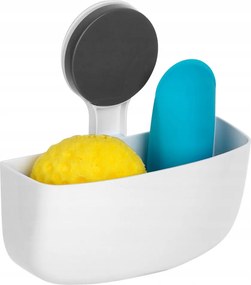 Fürdőszobai Zuhanypolc Tapadókorongos Szappantartó Kosár Fúrás Nélkül