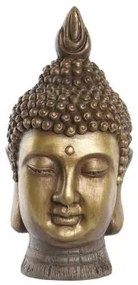 Arany kerámia Buddha fej szobor 22x20x42 cm