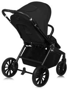 Lionelo - Kombinált 2 az 1-ben babakocsi MIKA PLUS Fekete ónix