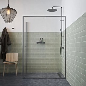 Sealskin Contour zuhanykabin 120x90 cm négyszögletes matt/átlátszó üveg CD101296145100