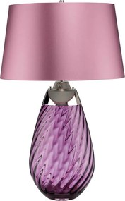 Elstead Lighting LENA LARGE LENA-TL-L-PLUM Asztali lámpa 1X7W/GU10+1x60W/E27