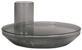 Tub szürke üveg gyertyatartó - PT LIVING