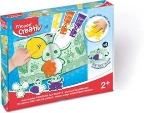 Kreatív készségfejlesztő készlet, MAPED CREATIV, Early age, ujjfesték (IMAC907043)
