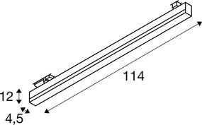 SLV SIGHT TRACK DALI 1005399 Sínreflektor 1x39W 3000/4000K IP20