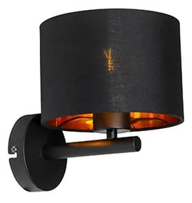 Modern fali lámpa fekete arannyal - VT 1