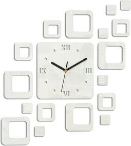 Gyönyörű falióra -mcr- Romek Fehér Ultra Csendes