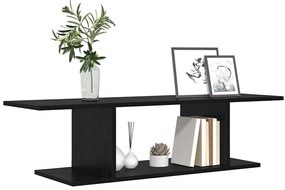 TV szekrény Fekete 103 x 30 x 26,5 cm Faanyag