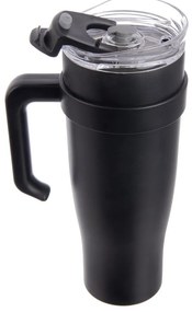 Fekete termobögre szívószállal 1,2 l Termo – Orion