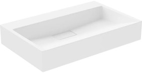 Mexen Ava pultra szerelhető konglomerát mosdókagyló nyílás nélkül 60 x 38 cm, Fehér - 23016000