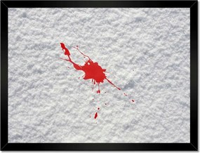 Poszterek keretben 40x30 Vér a hóban