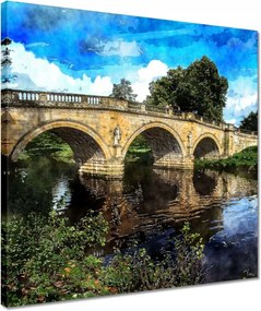 Vászonkép 40x40 Híd Tájkép Híd