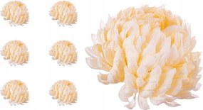 Mesterséges virág ananász krémes vanília 6db-os szett