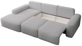 Sarokkanapé Carlito (B) (szürke + fekete) . 1100478