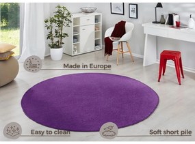 Sötétlila kerek szőnyeg ø 133 cm Fancy – Hanse Home