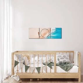 Kép - Strandfutás (órával) (90x30 cm)