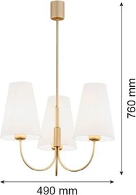 Argon SAFIANO 6267 Csillár 3x15W/E27 IP20