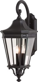 Feiss COTSWOLD LANE FE-COTSLN2-L-BK Fali lámpa 3x60W/E14 IP44