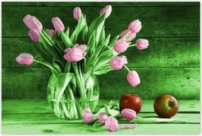 Poszterek 120x80 Zöld deszkák