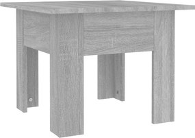 vidaXL szürke sonoma színű szerelt fa dohányzóasztal 55 x 55 x 42 cm