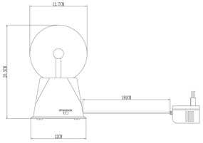 Globo 280110 - LED Asztali lámpa PLASMA LED/3,6W/230V