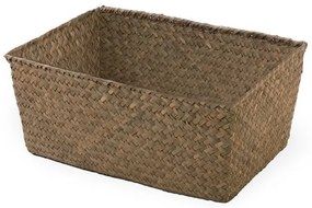 Tömörítő kötött kosár 30 x 20 x 13 cm, bézs