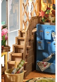 RoboTime - LED Könyvtámasz Kert ház 3D puzzle 2xAAA