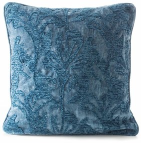 Dori zsenília párnahuzat domború mintával Kék 45x45 cm