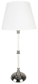 Asztali lámpa fehér ezüst színű Ø 18X44 CM