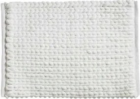 Fürdőszobaszőnyeg 50x75cm fehér Fonott puha