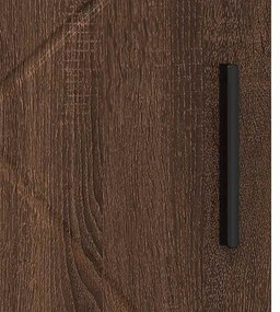 Fürdőszoba Székény ajtóval barna tölgy 30 x 35 x 95 cm Faanyag