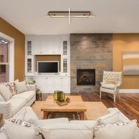 Globo 67296D2 - LED mennyezeti lámpa BEATRIX LED/48W/230V barna