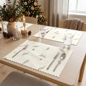 Goldea karácsonyi teflonos reggeliző alátét - karácsonyi díszek - 2db 30 x 40 cm