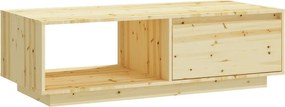 vidaXL tömör fenyőfa dohányzóasztal 110 x 50 x 33,5 cm